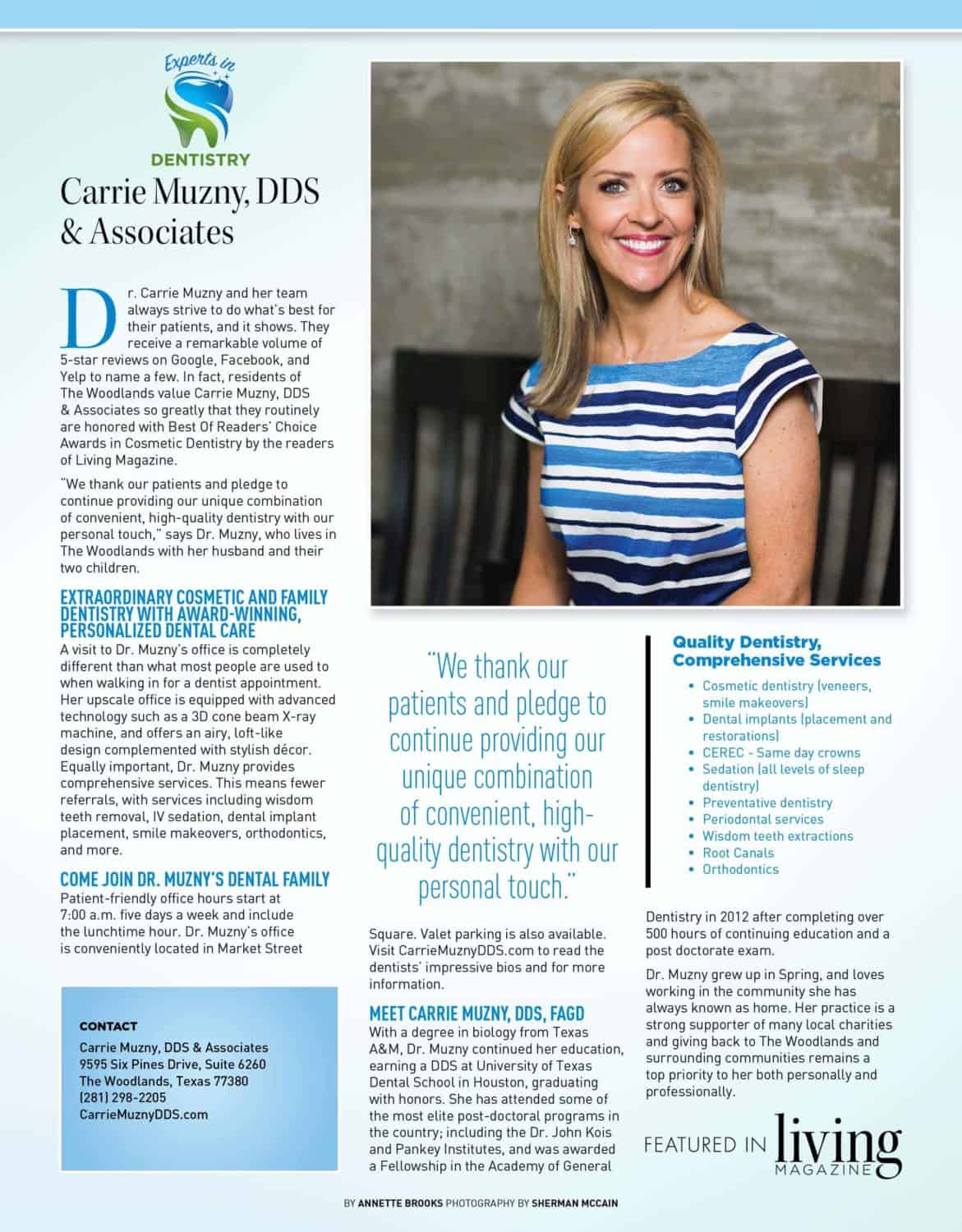 Living Magazine Interview page
