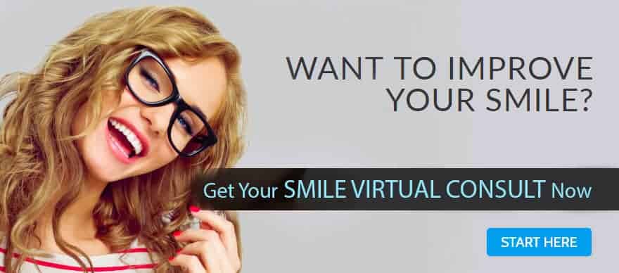 smile virtual consult web page for dentist office near me