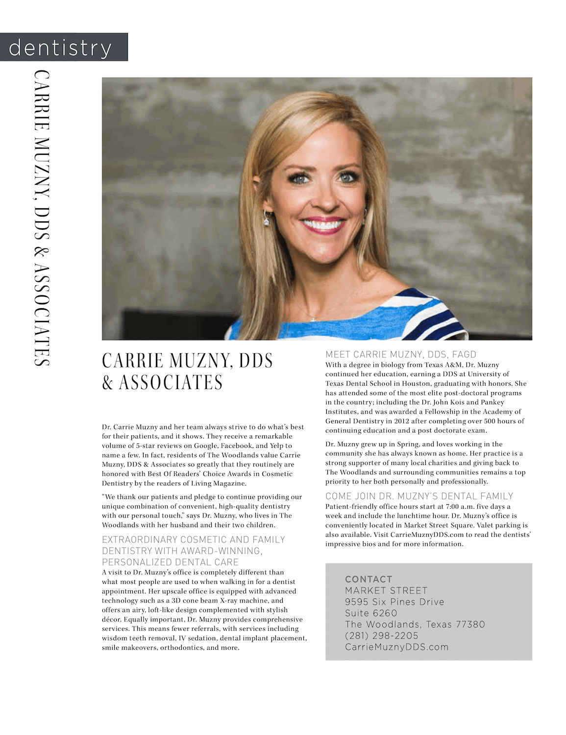 Carrie Muzny (MC) DOC profile Spring 2020